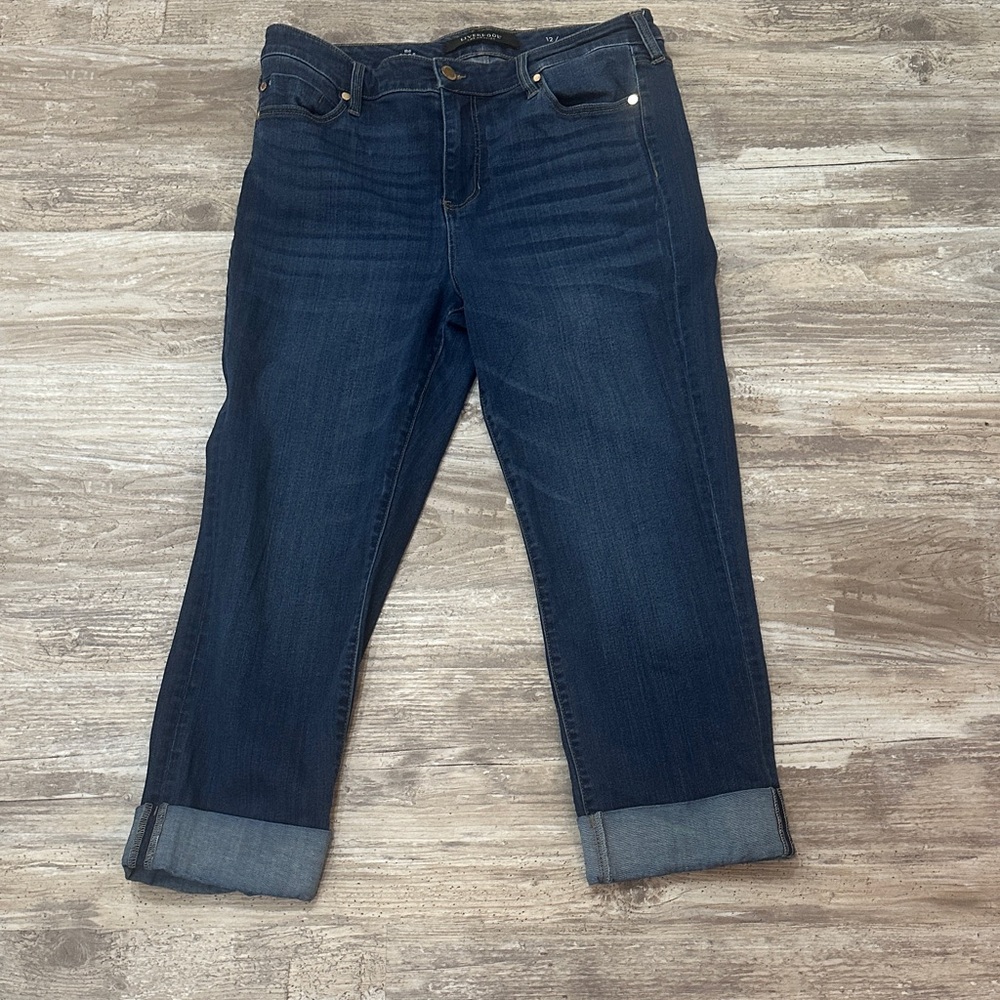 Liverpool Dark Blue the crop Jeans size 12